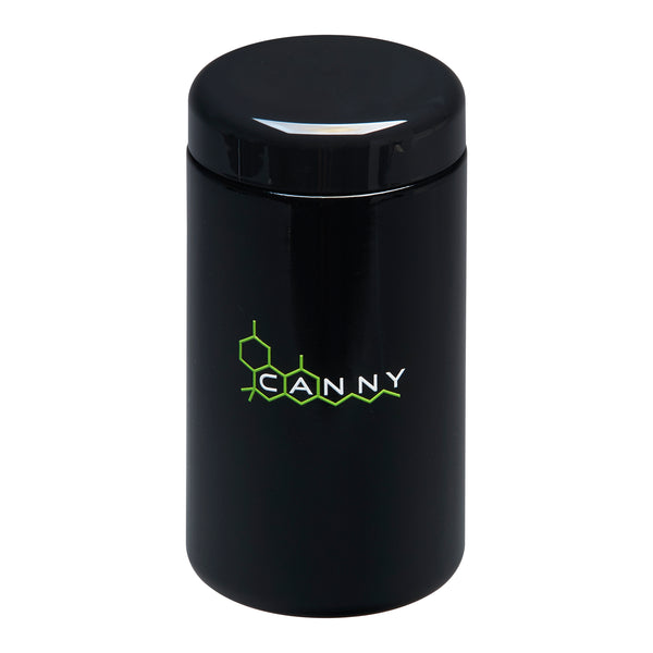 CANNY UV Jar With Humidity Pack- Storage Herb Glass Stash Jar and Air-Tight Lid Smell Proof Container Odor Resistant
